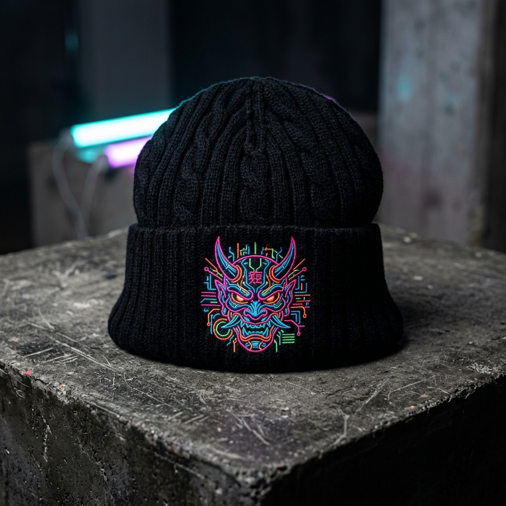 Premium Custom Streetwear Beanie Mockup